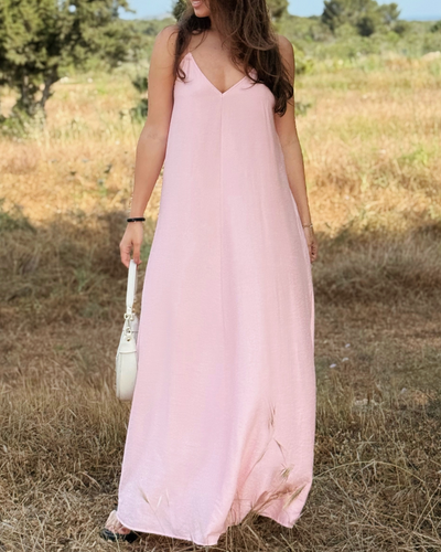 Anna Maxi Dress | Roze | Tall