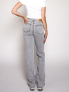 Lizza Mid Waist Jeans | Light grey | Stretch | Tall