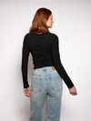 Lexie long sleeve top | Tall | Black