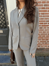 Nova oversized blazer | Taupe | Tall