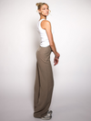 Nova | Wide leg pantalon | Taupe | Tall