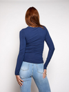 Lexie long sleeve top | Tall | Navy
