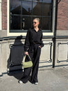 Jip | Pleated Wide Leg Trousers | Black | Tall