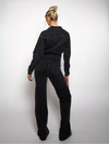 Zoë Denim Jumpsuit | Straight leg | Stretch | Donkergrijs | Tall