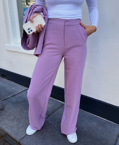 Nova | Wide leg trousers | Lilac | Tall