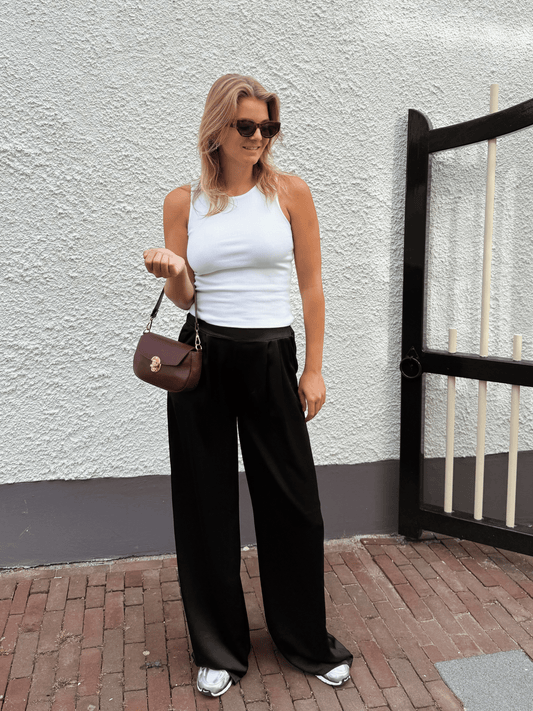 Gigi Satin pants | Tall | Zwart