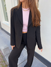 Nova oversized blazer | Zwart | Tall