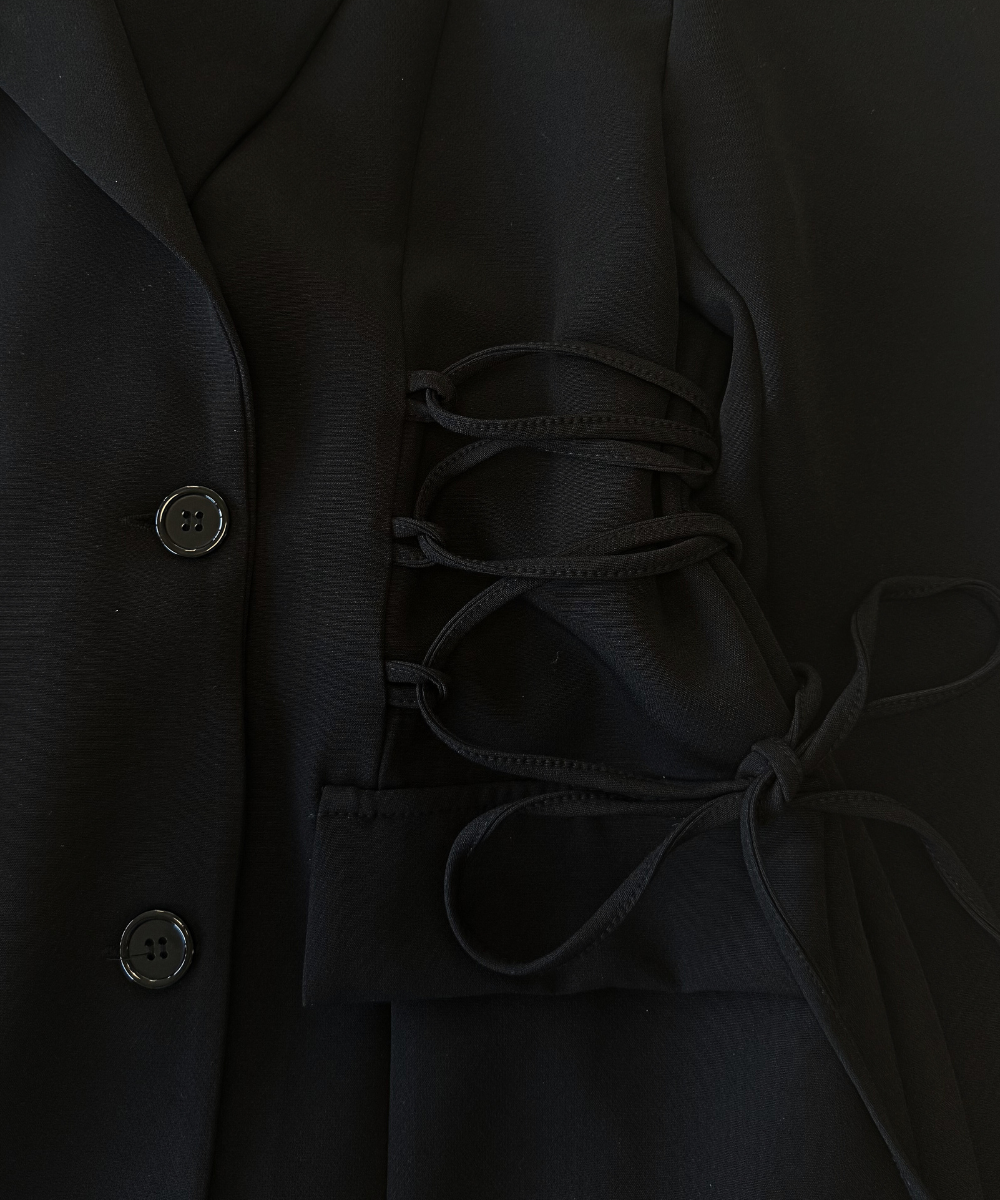 Bobby Blazer Dress | Black | Tall