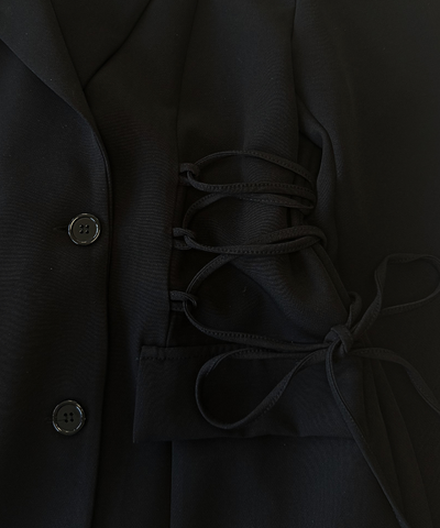 Bobby Blazer Dress | Black | Tall