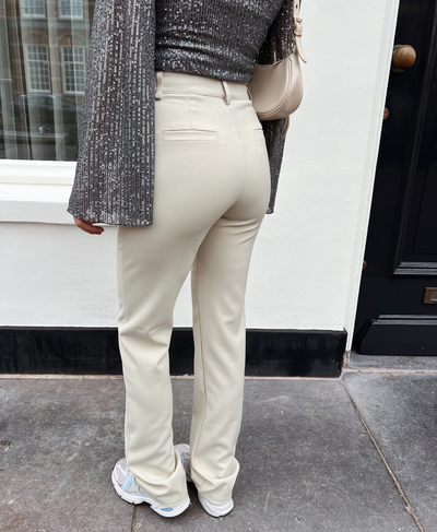 Jula straight leg trousers | Beige | Tall