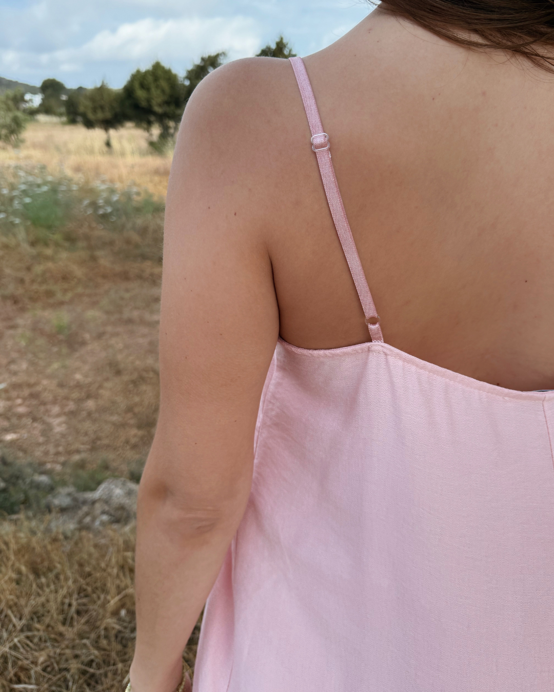 Anna Maxi Dress | Roze | Tall