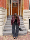Zoey Barrel Jeans | Mid-waist | Washed Black | Stretch | Tall