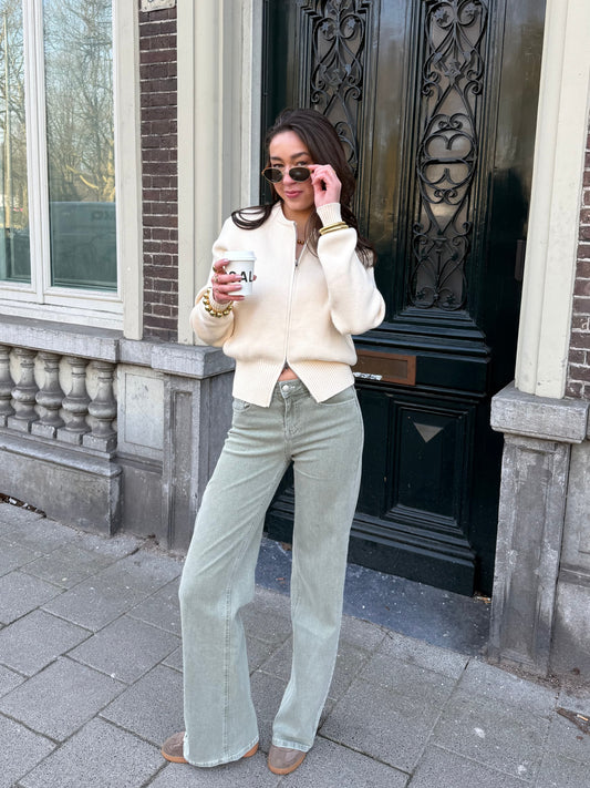 Lizzy vest met zipper | Butter | Tall