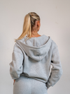 Khloé Zipper Hoodie | Grijs | Tall
