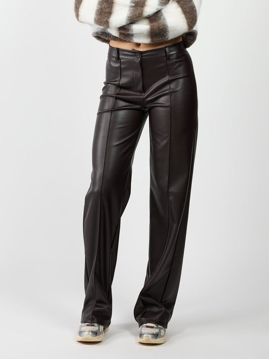 Abbey pants | Donkerbruin | Tall