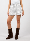 Ava Polkadot short | White | Tall