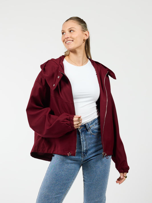Bibi jacket | Bordeaux | Tall