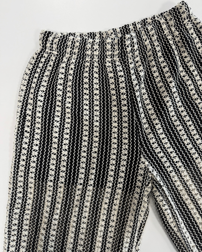 Billie | Summer pants | Black/white | Tall