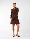 Luna Blazer Dress | Bruin | Tall