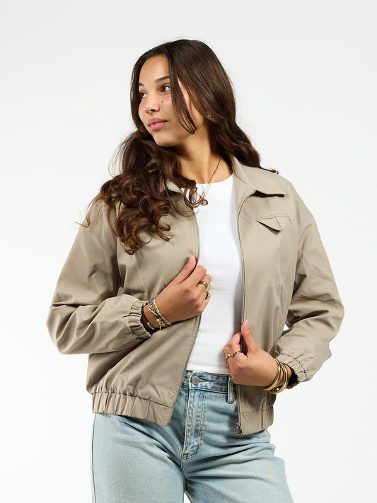 Bloom bomber jacket | Groen | Tall