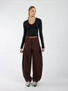 Bobby Balloon Pantalon | Donkerbruin | Tall
