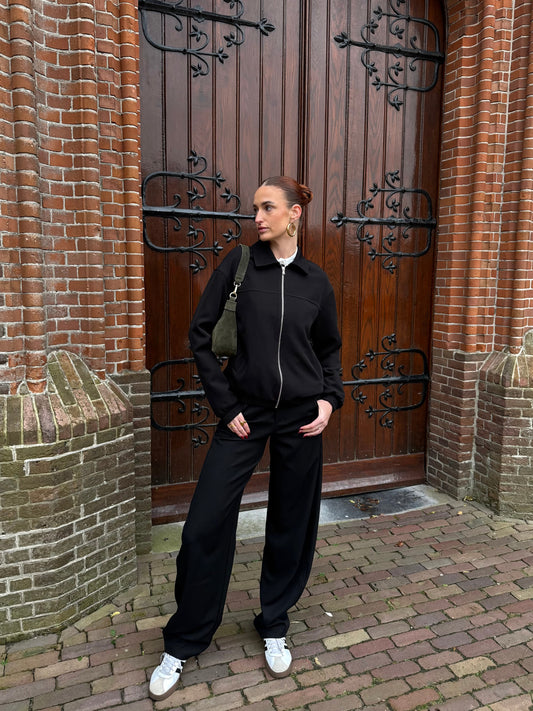 Bobby Balloon Pantalon | Zwart | Tall