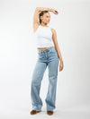 Noa Basic Tank Top | Off-white | Tall