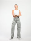 Maeve Cargo Jeans | Grey | Stretch | Tall