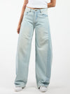 Olivia Balloon Jeans | Mid-waist | Mixed denim | Tall