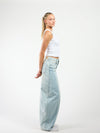 Olivia Balloon Jeans | Mid-waist | Mixed denim | Tall