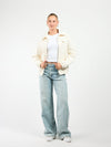 Bloom bomber jacket | Off-white | Tall
