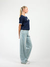 Le Marais top | Navy met wit | Tall
