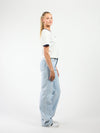 Saint-Tropez top | White with navy | Tall