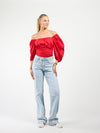 Aimy blouse | Rood | Tall