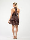 Julie Polkadot Dress | Dark Brown | Tall