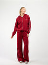 Zaar Track Jacket | Bordeaux | Tall