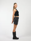 Sera | Denim Short | Gray | Tall