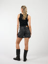 Sera | Denim Short | Gray | Tall