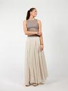 Noa Basic Tank Top | Lichtbruin | Tall