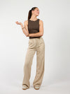 Lauren pants | Linen | Beige | Tall