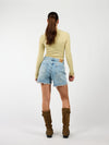 Sera | Denim Shorts | Blue | Tall