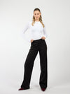 Jula wide leg pantalon | Zwart | Tall