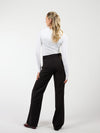 Jula wide leg pantalon | Zwart | Tall