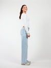 Josie | Mid Waist Jeans | Lichtblauw | Stretch | Tall