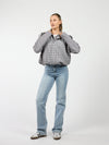 Naya jacket | Geruit zwart | Tall