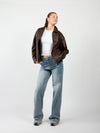 Gaby oversized jacket | Brown | Tall