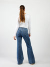 Romy Flared Jeans | Blue | Stretch | Tall