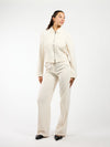 Kate | Wide leg pantalon | Cream | Tall