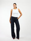 Kate | Wide leg pantalon | Navy | Tall