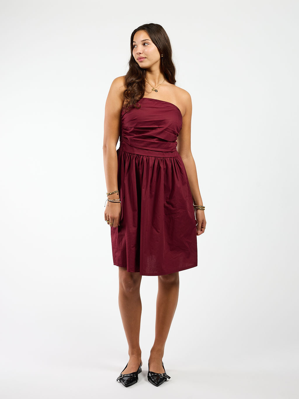 Donna Dress | Bordeaux | Tall